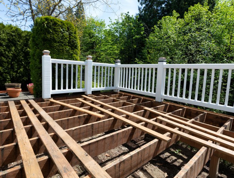Ground Level Deck Construction in Stamford, CT